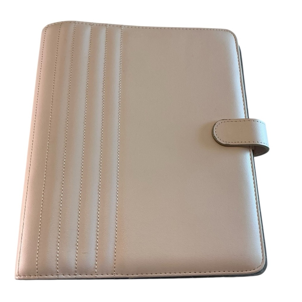 Kikki.k Planner A5 Blush Pink Quilted Vegan Rose Gold Ring Binder - Picture 2 of 12